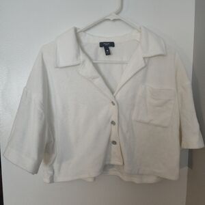 Aqua swim terry cloth top size s #100